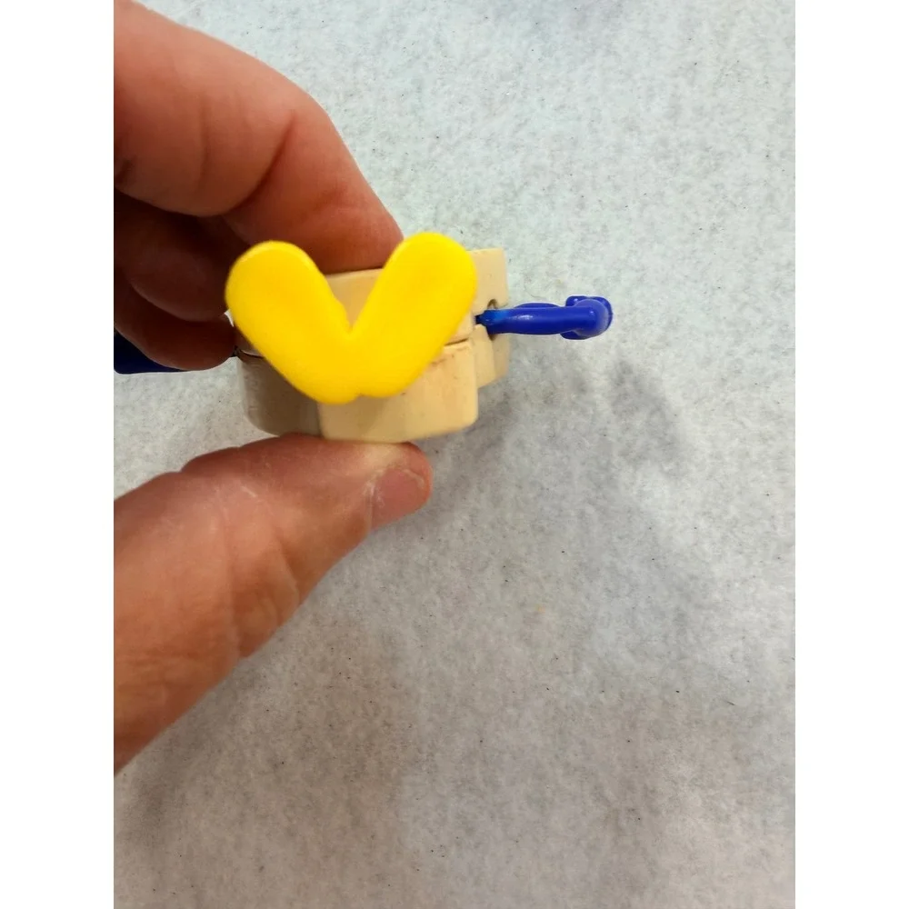 Vintage 1990 McDonalds Food Changeables T-Bone Steak Transforming Toy Figure